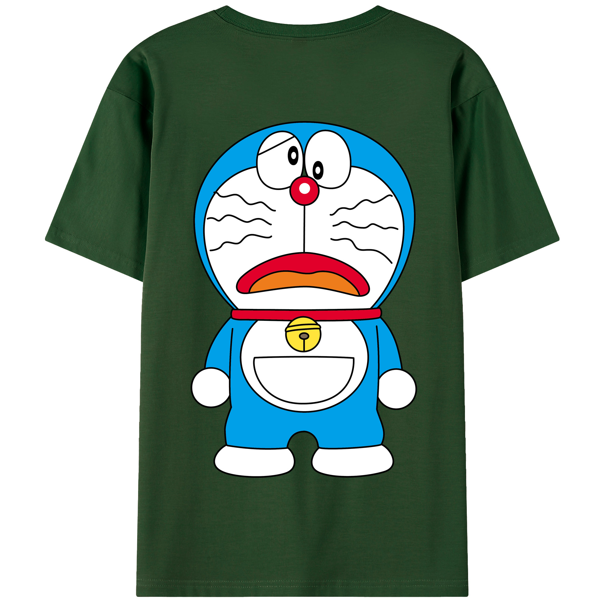 （画像用） ドラえもん Doraemon 綿100％半袖Tシャツ（背面プリント）